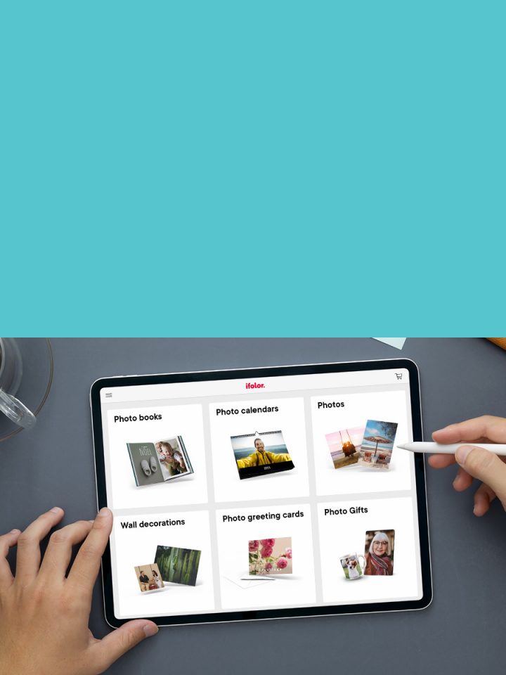 Create photo products now – using ifolor software for your device